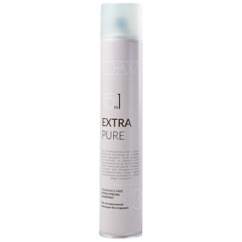 Лак для волос экстрасильной фиксации DEW PROFESSIONAL Extra FORCE 500мл